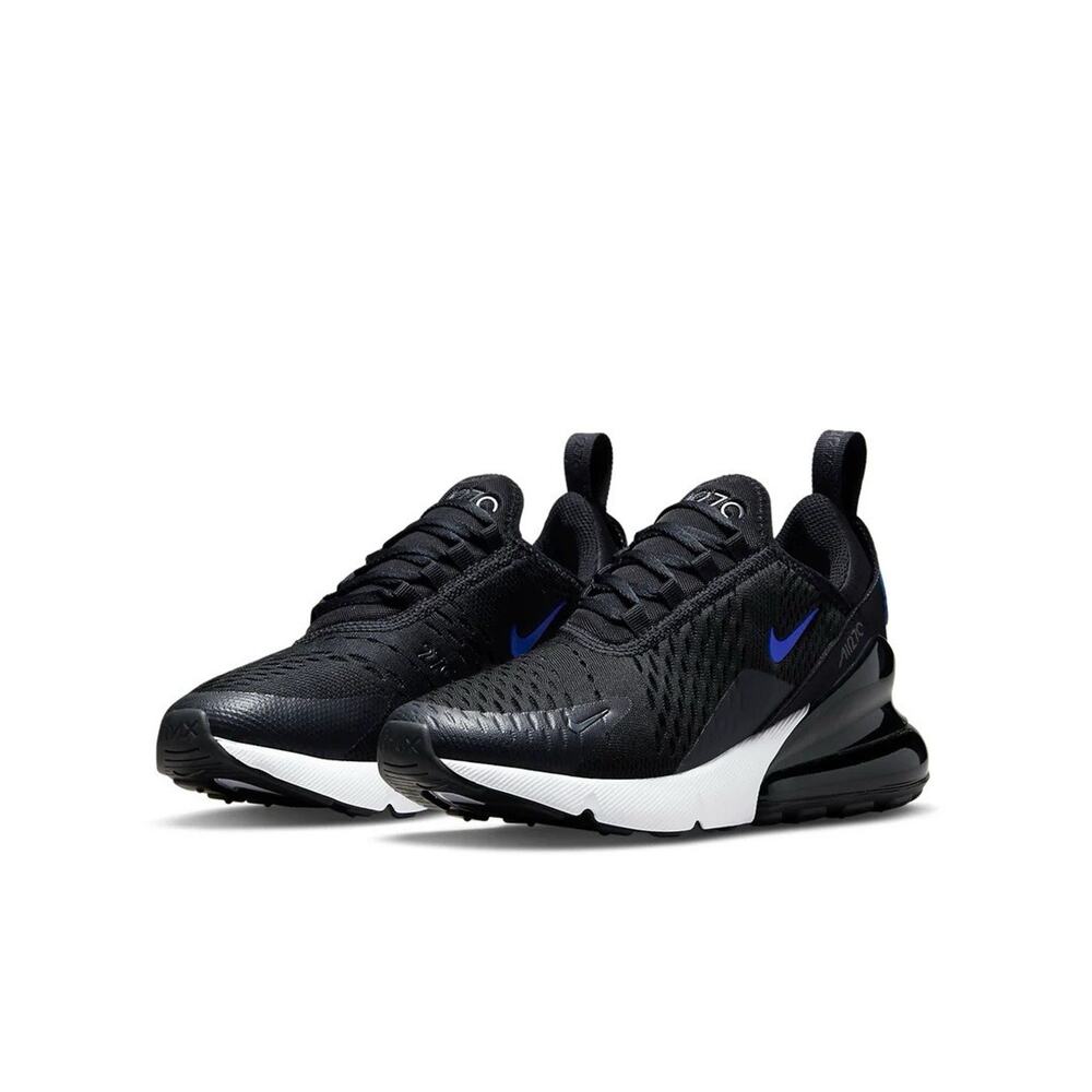 NEW Nike Air Max 270 GS Black Royal Blue DR7891-001 Size 5Y Women's Size 6.5